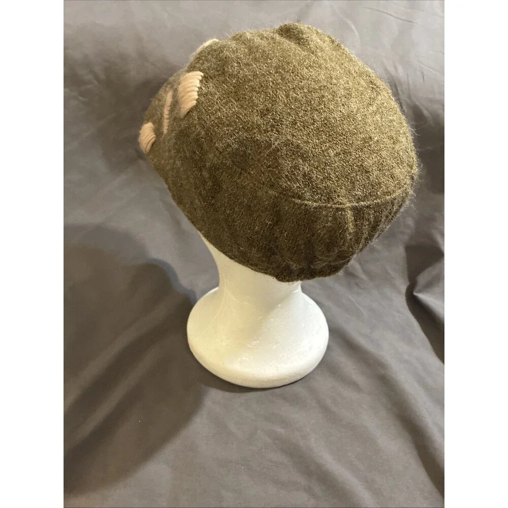 SOMETHING SPECIAL brown Yard Detail newsboy cap Women's Wool/acrylic Blend